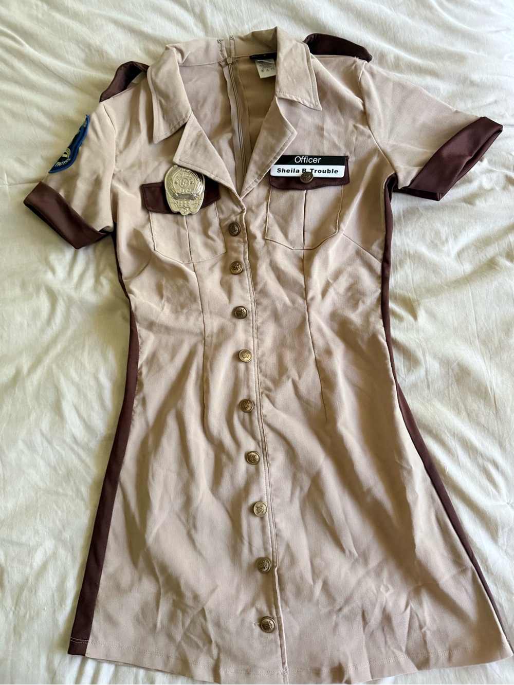 Dreamgirl Sexy Officer Costume Dress Medium Halloween
